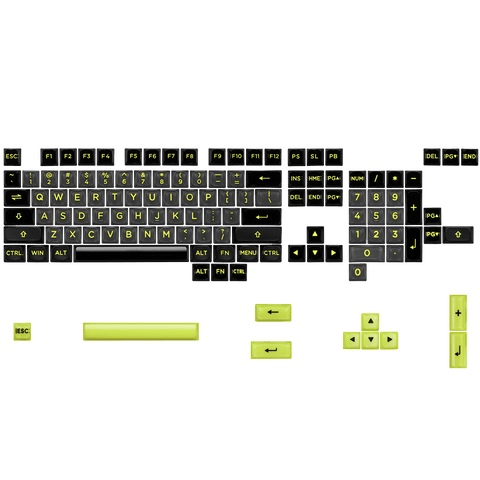 [Acid Rewind Edition] 3D Polycarbonate 124 Keycaps