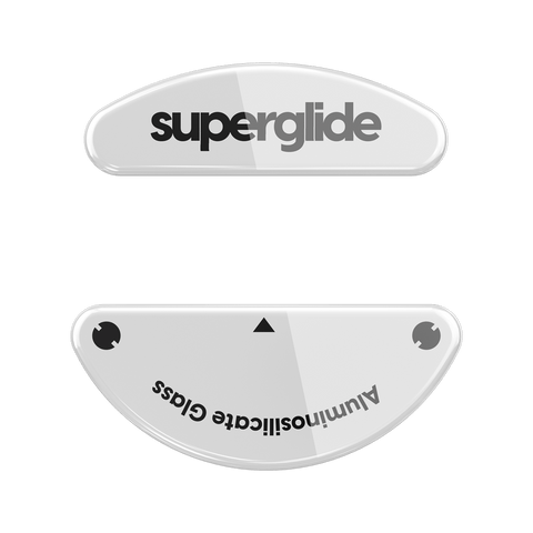 Superglide Glass Mouse Skates for SteelSeries Aerox 3 / Aerox 9 Wireless