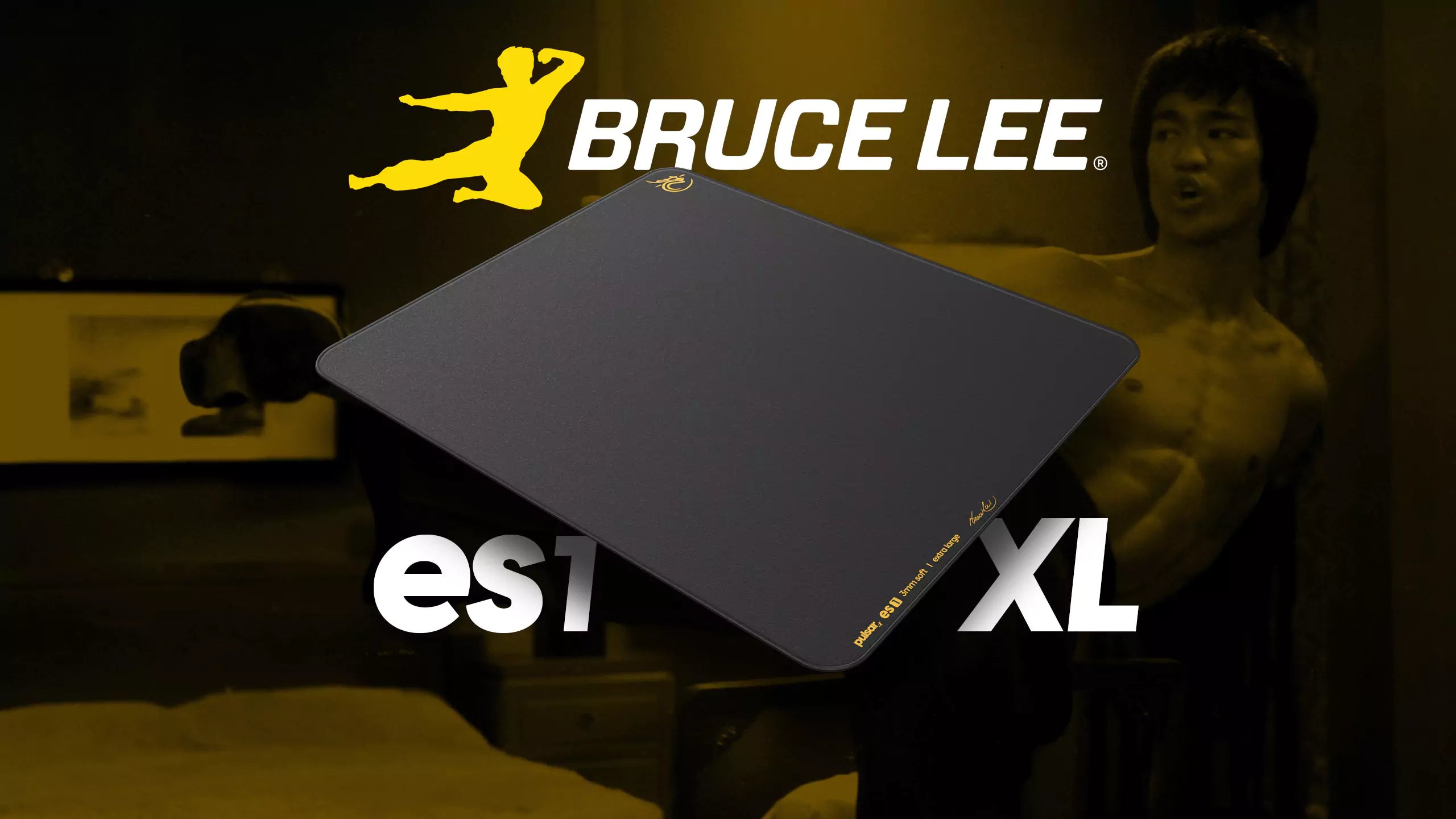 Bruce Lee Edition] ES1 eSports Mousepad XL – Pulsar Gaming Gears Japan