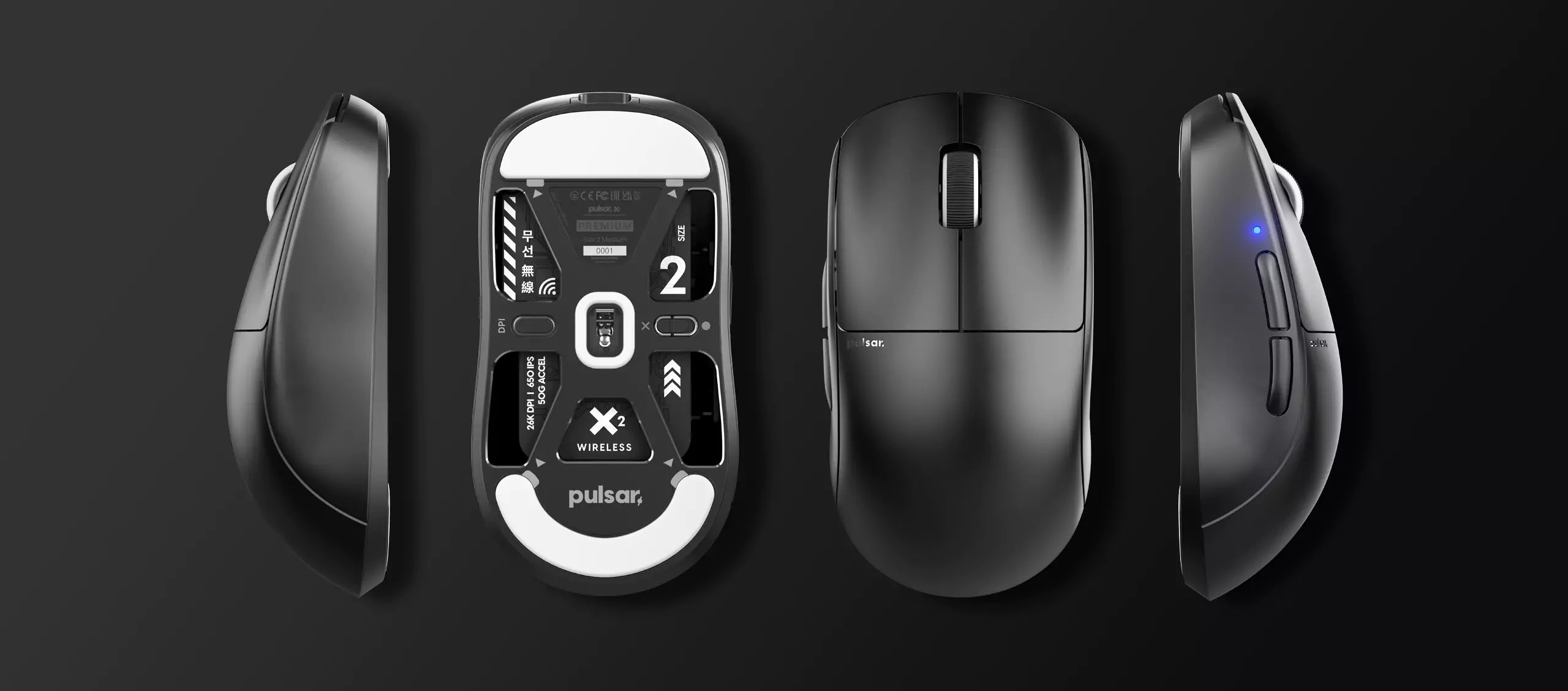 Premium Black Edition] X2 Gaming Mouse – Pulsar Gaming Gears Japan