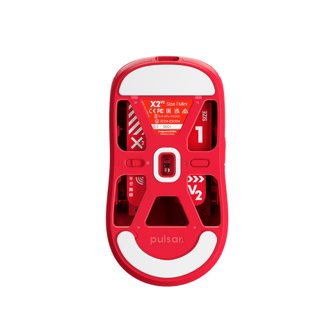 [Red Edition] X2V2 Mini Gaming Mouse