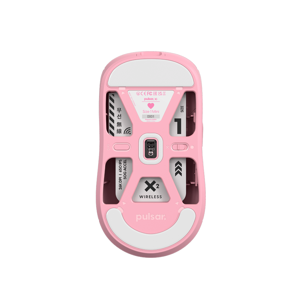 Pink Edition] X2 mini Gaming Mouse – Pulsar Gaming Gears Japan